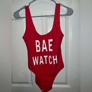 “Bae watch” swimsuit